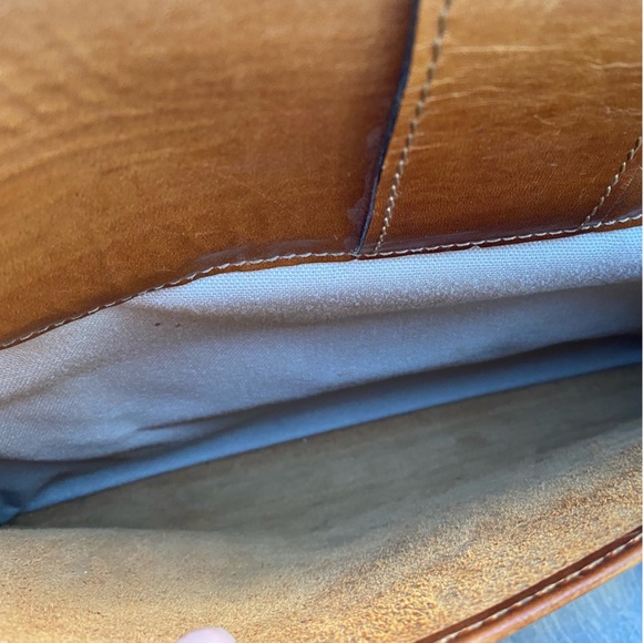 Vintage Schlesinger brown leather briefcase, satchel,messenger, laptop Bag. - Picture 8 of 15